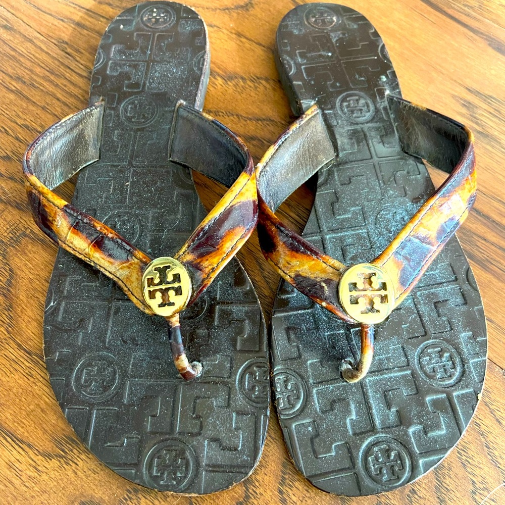 TB flip flops well worn but still lots of life
